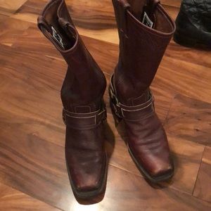Frye moto boot